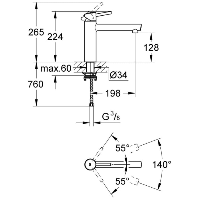 GROHE Concetto Einhand-Spültischbatterie