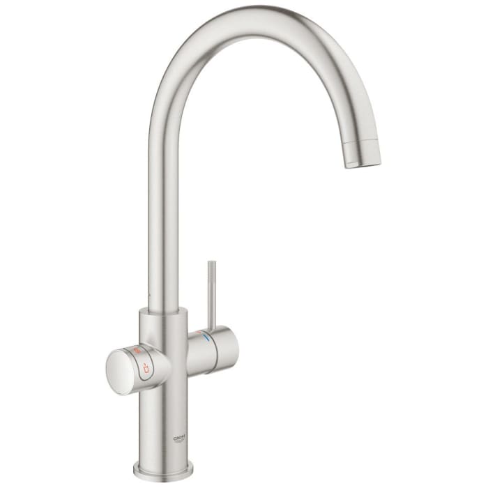 GROHE Red Duo Armatur und Boiler Größe M, Armatur mit C-Auslauf