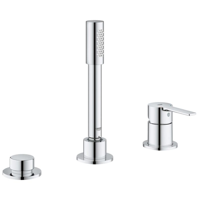 GROHE Lineare Neu 3-Loch Einhand-Wannenkombination