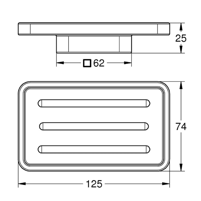GROHE Selection Cube Seifenschale