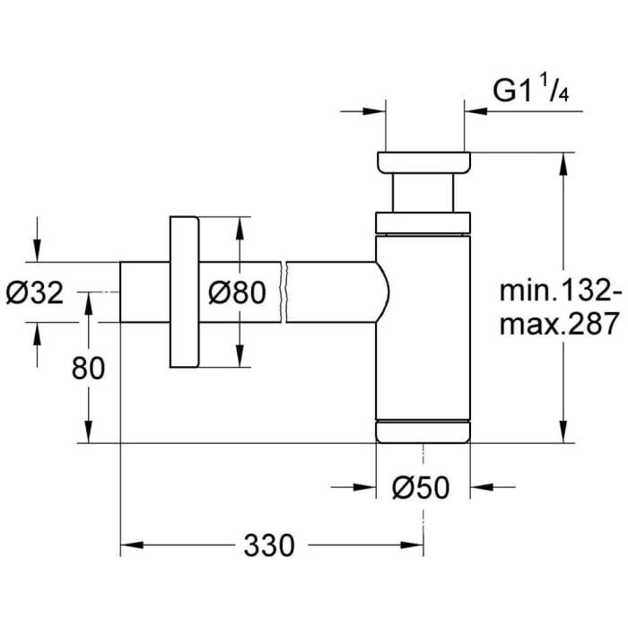 GROHE Geruchverschluss 1 1 /4