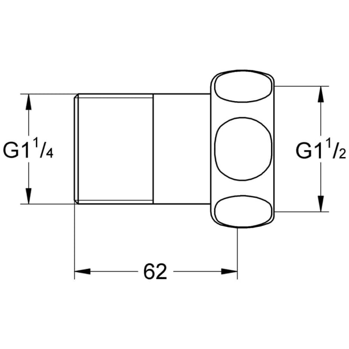 GROHE Anschluss gerade