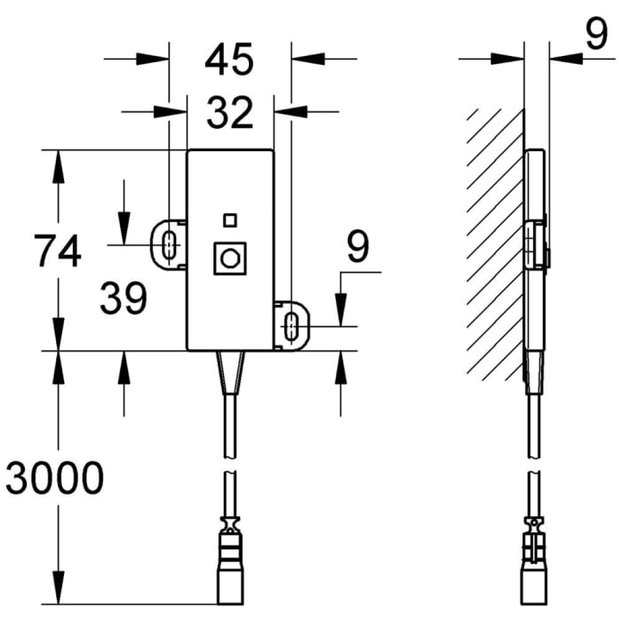 GROHE F-Digital Sender-/Empfängereinheit
