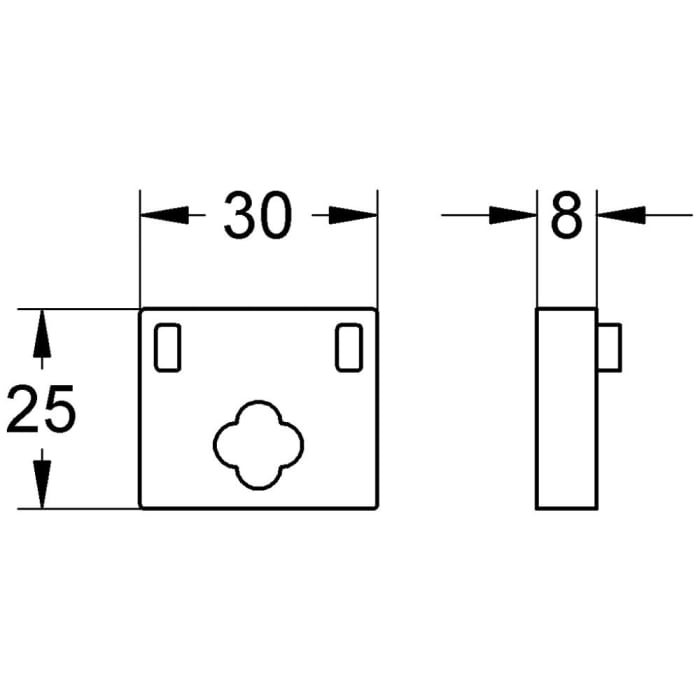 GROHE Ausgleichsscheibe für Euphoria Cube Brausestangen 27892000 und 27841000