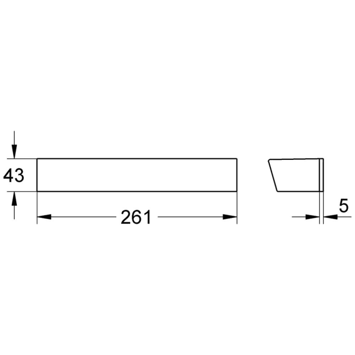 GROHE EasyReach Duschablage für Grohtherm 2000