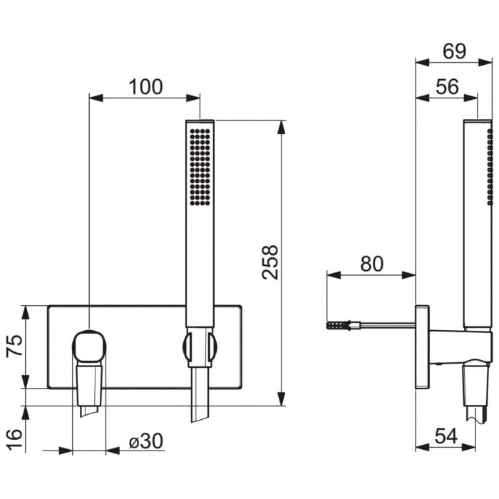 Hansa HANSALIVING Handbrausegarnitur