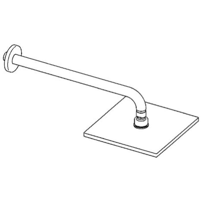 Hansa HANSAVIVA Kopfbrause eckig 20 x 20 cm