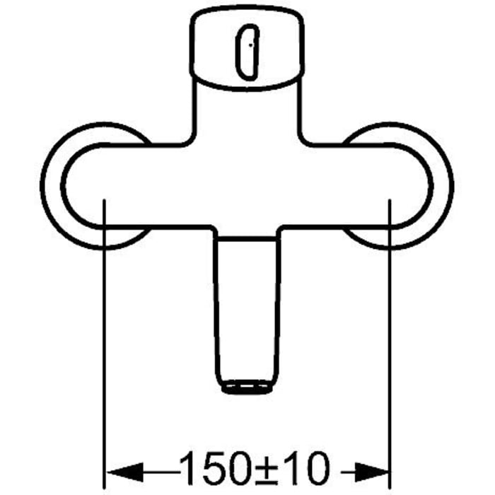Hansa HANSAMEDIPRO Waschtisch-Einhand-Sicherheitsbatterie