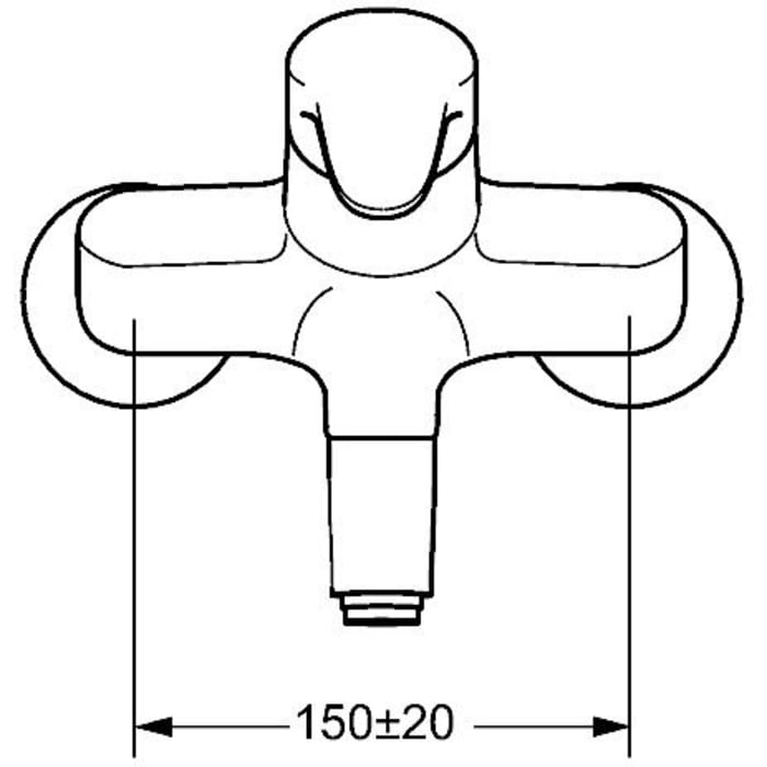 Hansa HANSAMIX Wasch- und Spültisch-Einhand-Wa