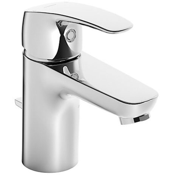 Hansa HANSAPINTO Waschtisch-Einhand-Einlochbatterie mit Zugstangen-Ablaufgarnitur