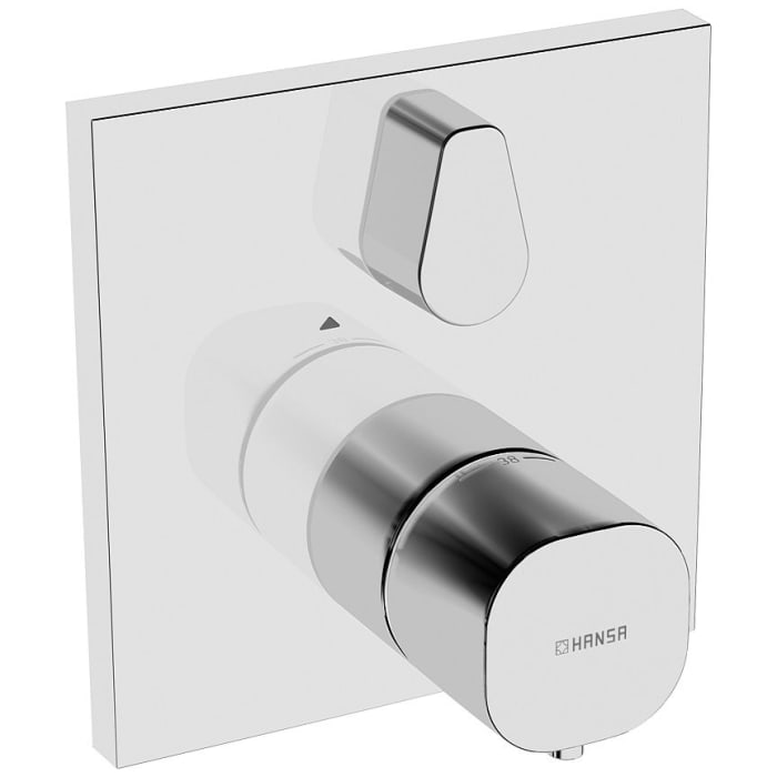 Hansa HANSALIVING Thermostat-Brause-Funktionseinheit, Rosette eckig