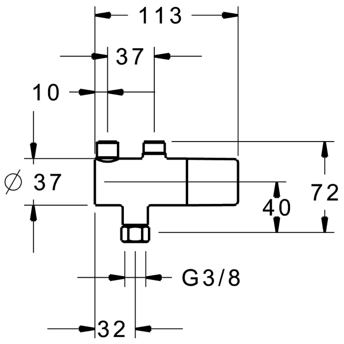 Hansa Hansaminimat Sicherheits-Thermostat-Vormischer