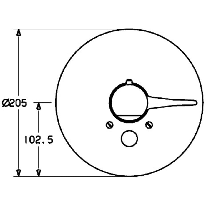 Hansa HANSAMIX Renovierungslösung für Thermostat mit integrierter Absperrung und Umstellung