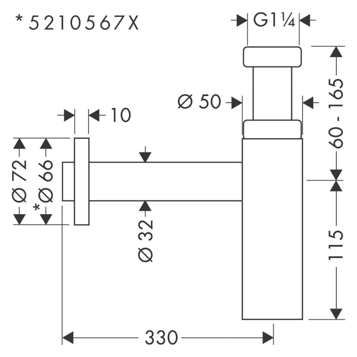 hansgrohe Flowstar S Premiumsifon