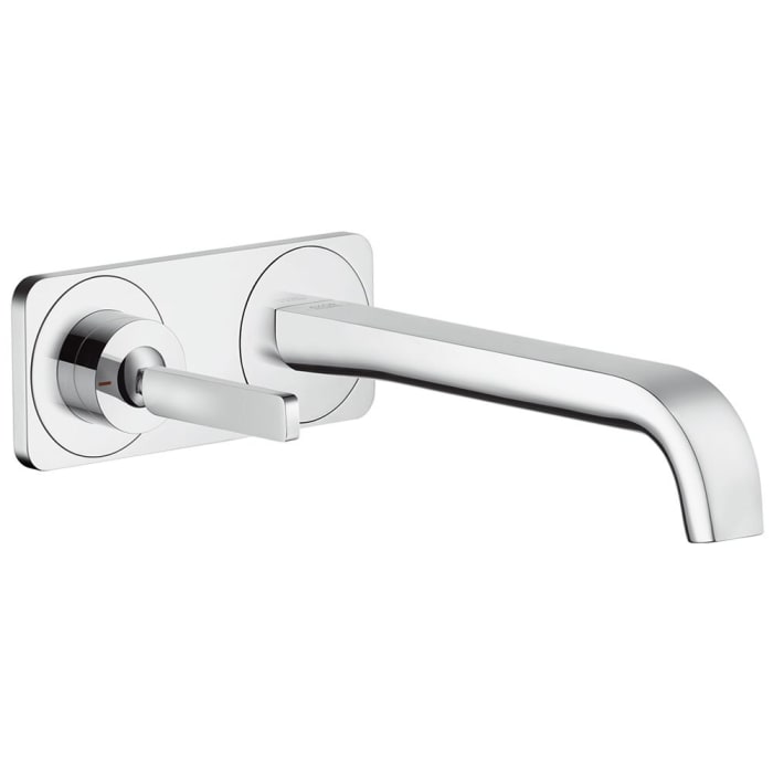 AXOR Citterio E Einhebel-Waschtischmischer Unterputz mit Montageplatte für Wandmontage