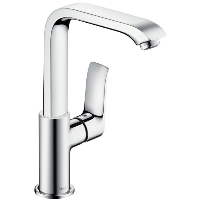 hansgrohe Metris Einhebel-Waschtischmischer 230 mit Push-Open Ablaufgarnitur, DN15