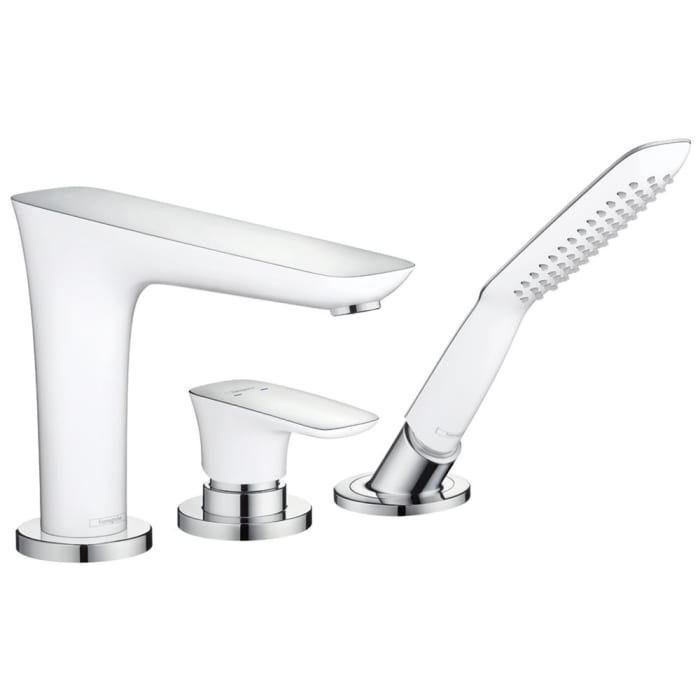 hansgrohe PuraVida 3-Loch Wannenrand Einhebelmischer