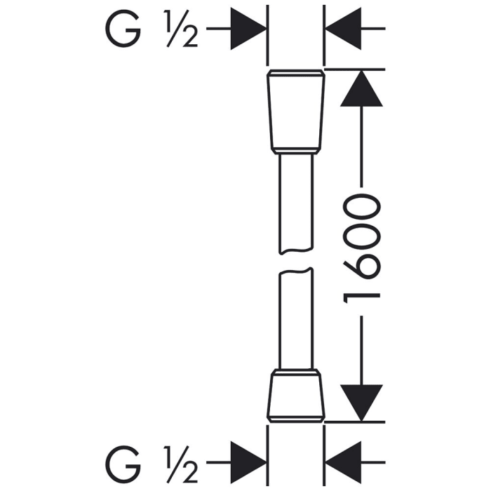 hansgrohe Isiflex Brauseschlauch 160 cm