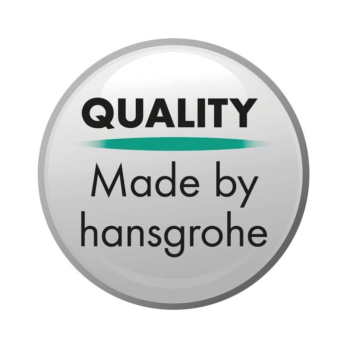 hansgrohe Bidette Handbrause 1jet mit Brausehalter und Druckschlauch 125 cm