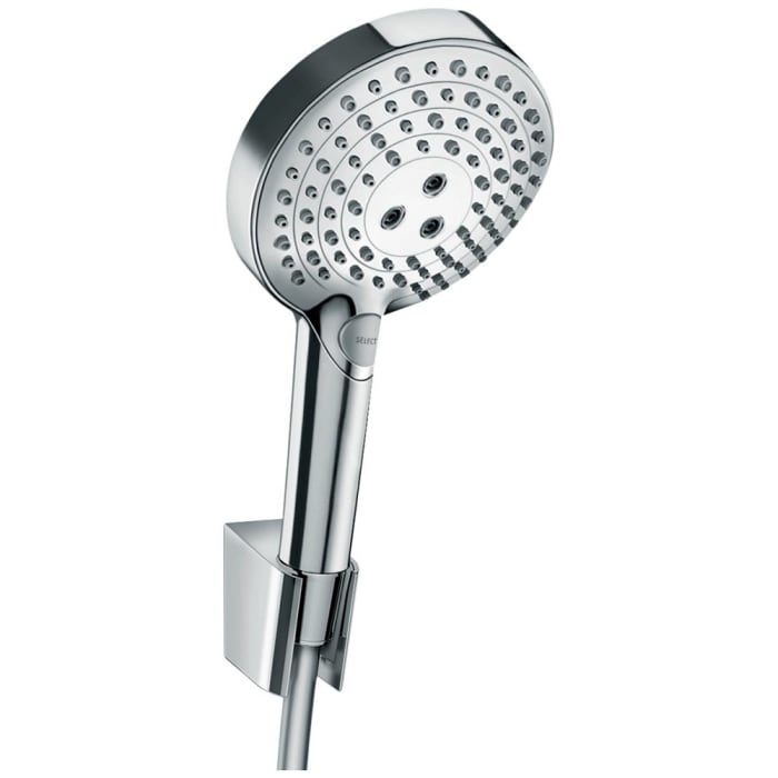 hansgrohe Raindance Select S Brausehalterset 120 3jet P mit Brauseschlauch 125 cm