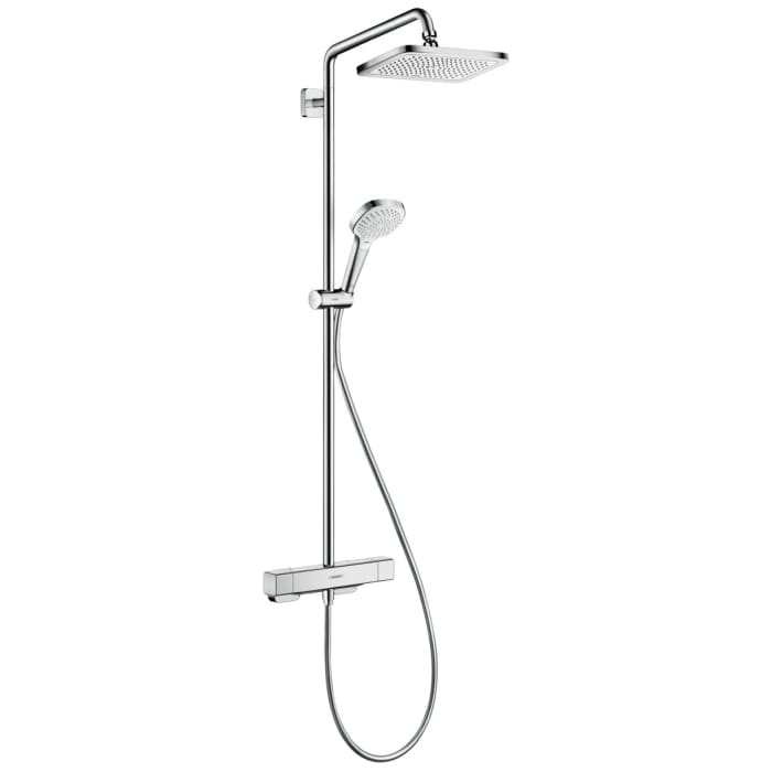 hansgrohe Croma E Showerpipe 280 1jet P mit Thermostat, EcoSmart