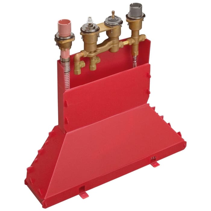 AXOR Grundkörper für 4-Loch Wannenrandarmatur mit Thermostat