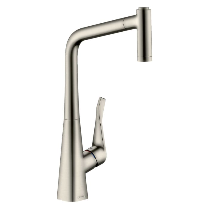 hansgrohe Metris M71 Einhebel-Küchenmischer 320, Ausziehbrause, 2jet, sBox