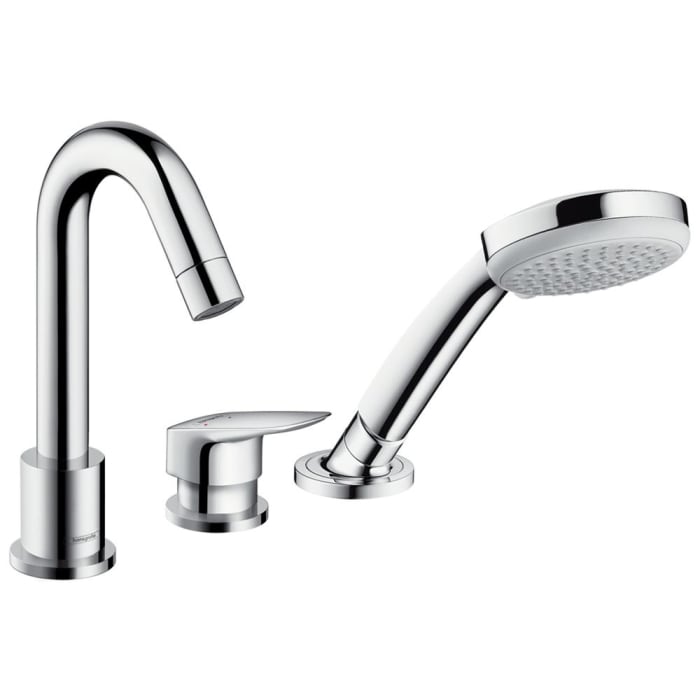 hansgrohe Logis 3-Loch Einhebel Wannenrandmischer