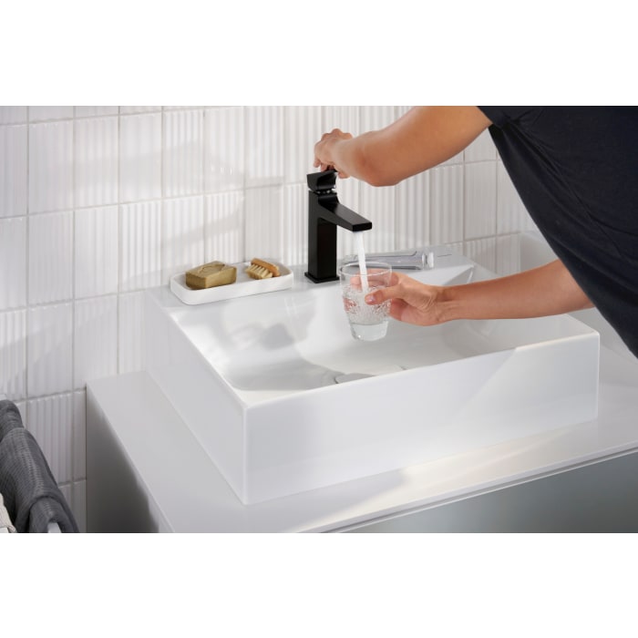 hansgrohe Metropol Einhebel-Waschtischmischer 110 mit Hebelgriff und Push-Open Ablaufgarnitur