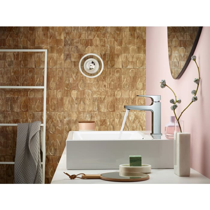 hansgrohe Metropol Einhebel-Waschtischmischer 110 mit Hebelgriff und Push-Open Ablaufgarnitur