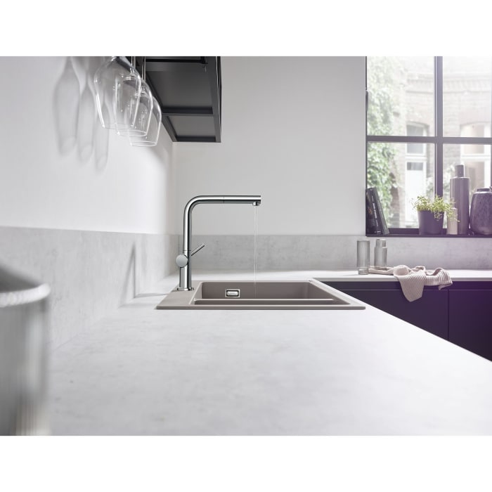 hansgrohe Talis M54 Einhebel-Küchenmischer 270, Ausziehauslauf, 1jet