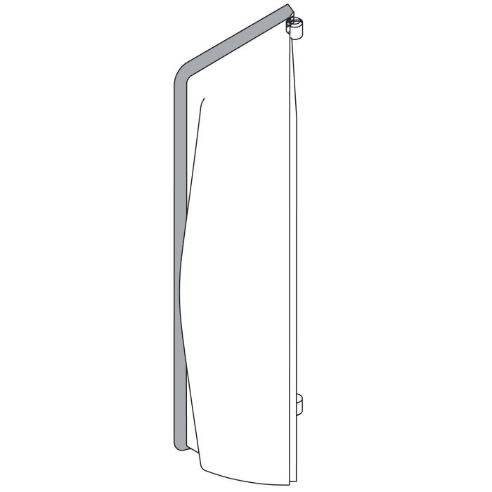 hansgrohe Ersatz-Seitenabdeckung für Duschpaneel