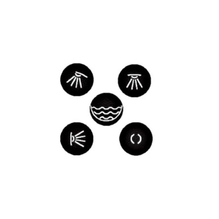 hansgrohe Klebesymbole weiß