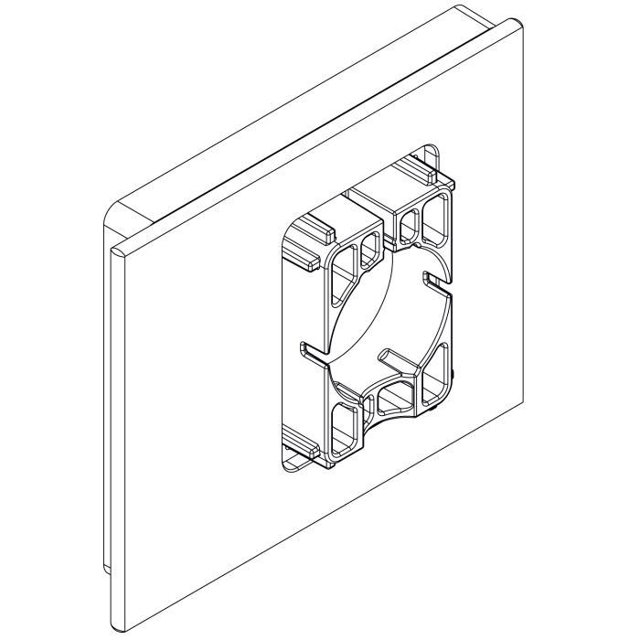 hansgrohe RainSelect Ersatz-Abdeckung für Brausehalter von UP Thermostat