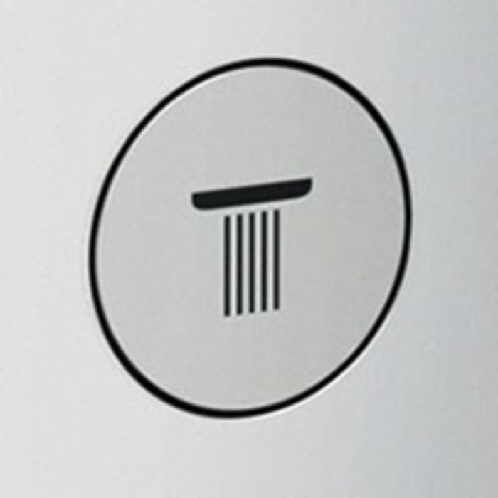 hansgrohe ShowerSelect Ersatz-Knopf mit Kopfbrausesymbol Rain groß