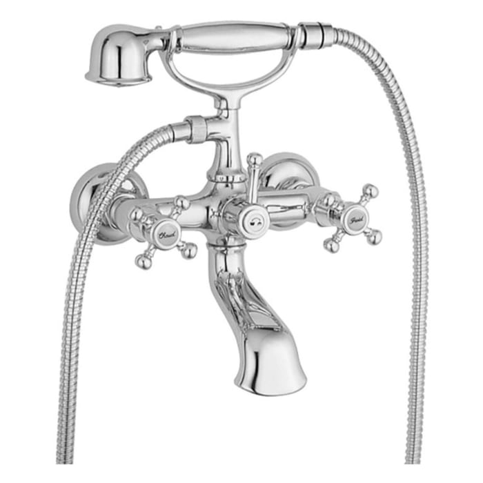 Herzbach ANAIS Wannenfüll- und Brausebatterie Aufputz