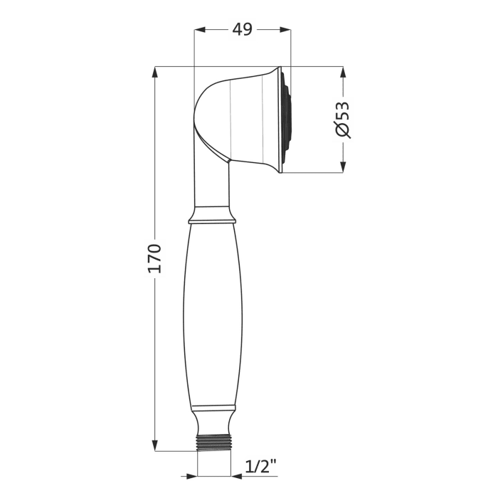 Herzbach LIVING SPA Retro Handbrause