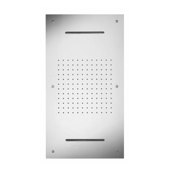 Herzbach LIVING SPA Regenbrause 70 x 38 cm Multifunktion 2, Deckenmontage