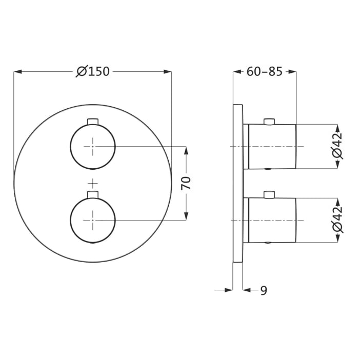 Herzbach LIVING Thermostat-Farbset 2 Verbraucher