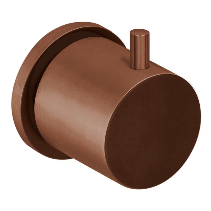 Herzbach DESIGN IX PVD COPPER STEEL Unterputzventil und 2- oder 3-Wegeumsteller Farbset