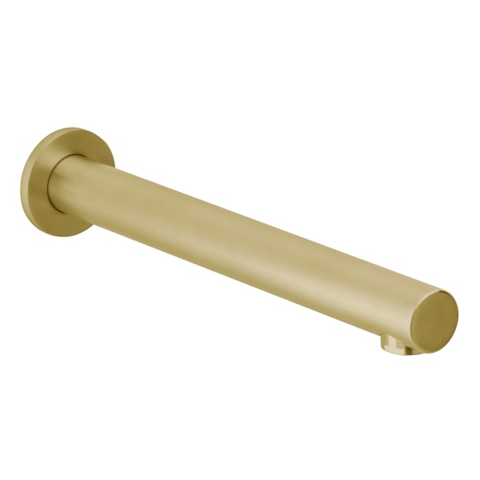 Herzbach DESIGN IX PVD BRASS STEEL Wandauslauf 24 cm