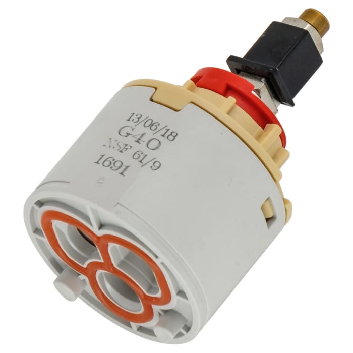 Herzbach DESIGN iX Kartusche mit Konterring für Wannenfüll- und Brausebatterie AP