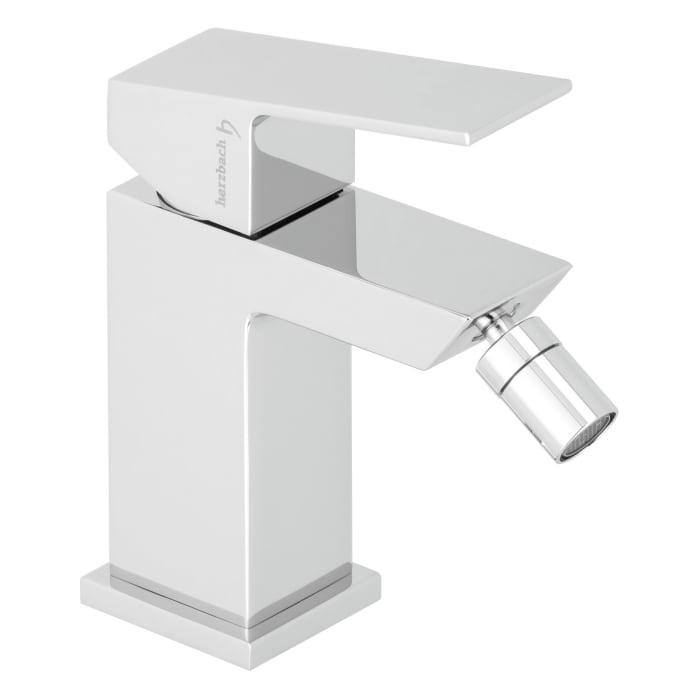 Herzbach NEO CASTELL Bidet-Einlochbatterie mit Ablaufgarnitur