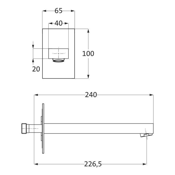 Herzbach NEO CASTELL Wandauslauf 24 cm