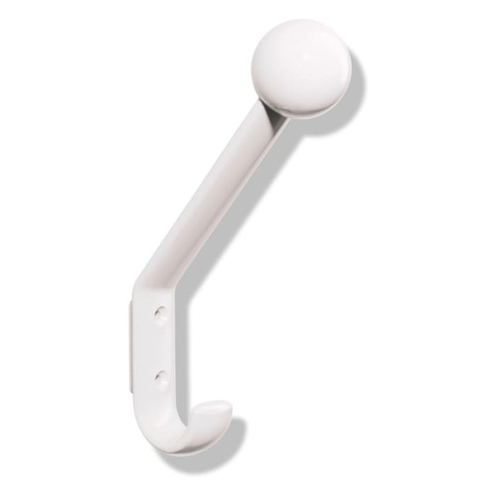 HEWI Serie 477 Garderobenhaken mit Kugel und Distanzstück