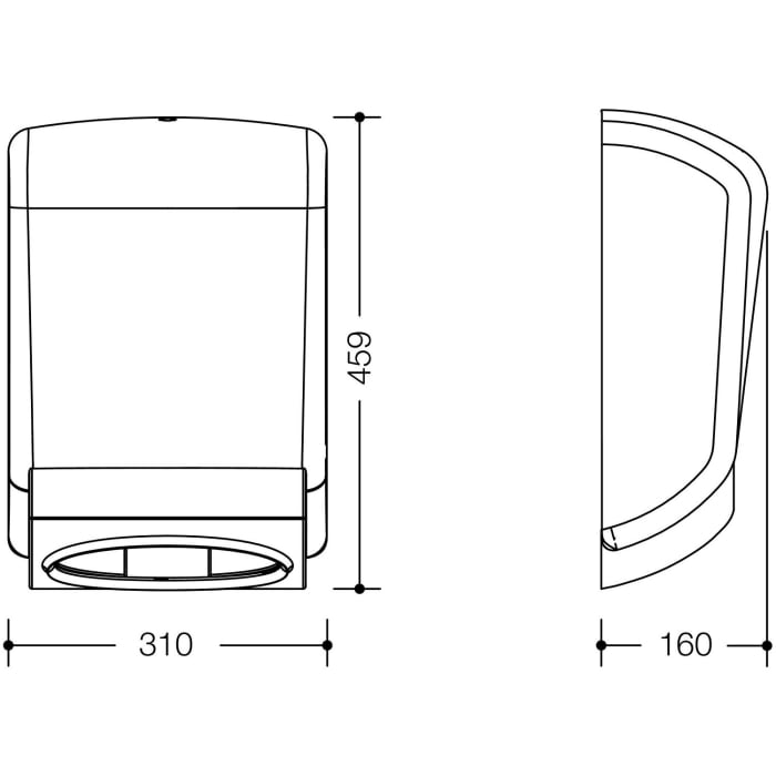 HEWI Serie 477 Papierhandtuchspender