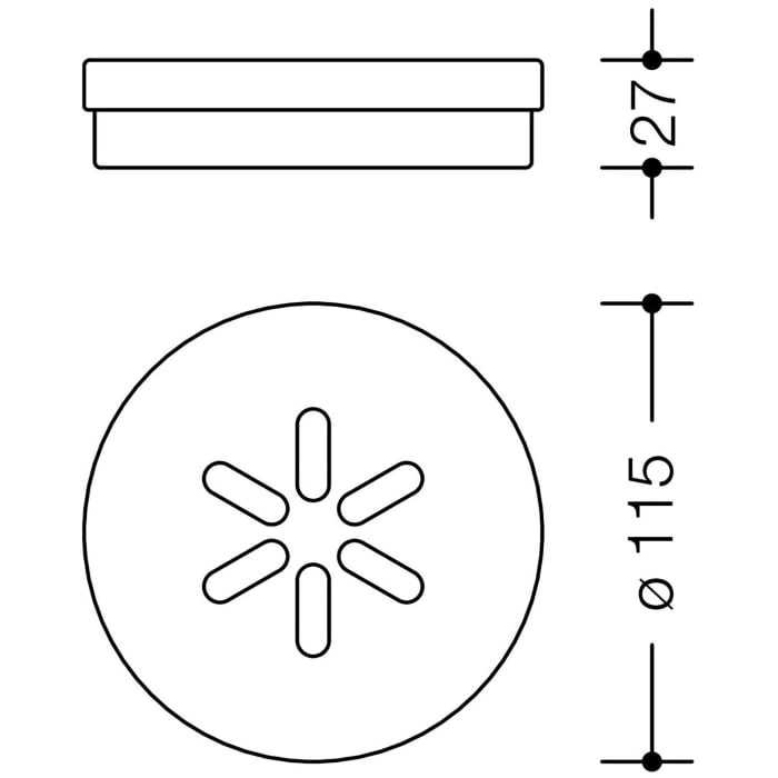 HEWI Serie 477 Seifenablagen-Einsatz