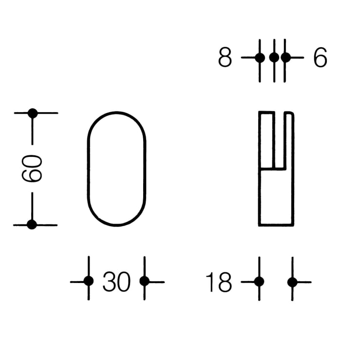 HEWI Serie 477 Spiegelhalter