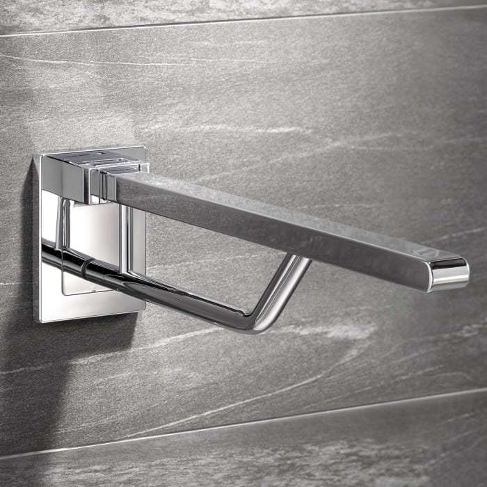 HEWI Mobiler Stützklappgriff Duo 85 cm