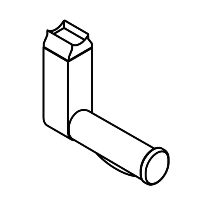 HEWI System 800K Aufrüstsatz WC-Papierhalter